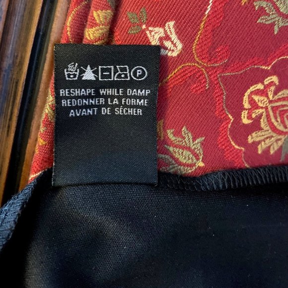 Dress, Le Château, fine jersey, black, all lining, Medium, deep boat neckline. - Picture 8 of 10